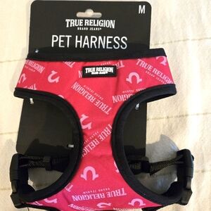 NWT True Religion Pink Dog Harness M